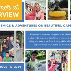 Summer at Riverview offers programs for three different age groups: Middle School, ages 11-15; High School, ages 14-19; and the Transition Program, GROW (Getting Ready for the Outside World) which serves ages 17-21.⁠
⁠
Whether opting for summer only or an introduction to the school year, the Middle and High School Summer Program is designed to maintain academics, build independent living skills, executive function skills, and provide social opportunities with peers. ⁠
⁠
During the summer, the Transition Program (GROW) is designed to teach vocational, independent living, and social skills while reinforcing academics. GROW students must be enrolled for the following school year in order to participate in the Summer Program.⁠
⁠
For more information and to see if your child fits the Riverview student profile visit apnahope.com/admissions or contact the admissions office at admissions@apnahope.com or by calling 508-888-0489 x206